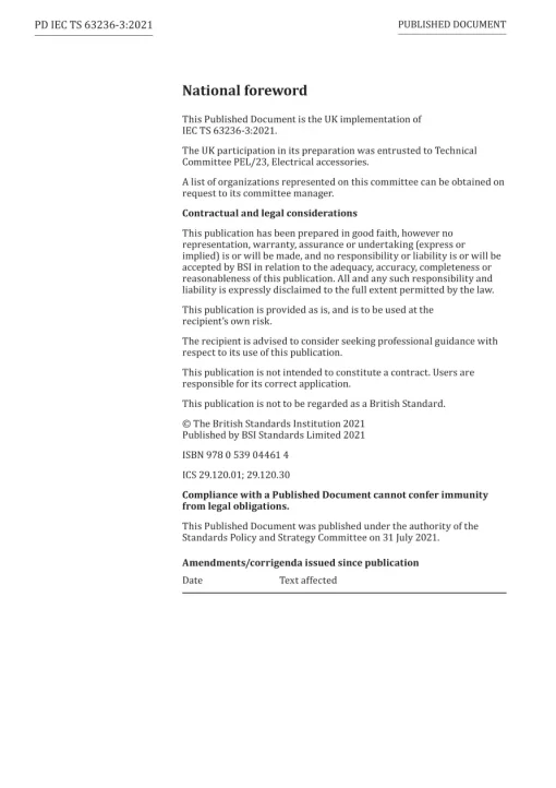 BS PD IEC TS 63236-3:2021 pdf