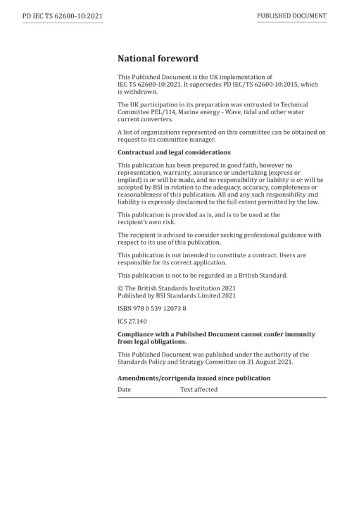 BS PD IEC TS 62600-10:2021 pdf