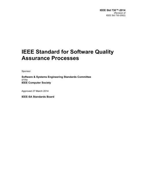 IEEE 730-2014 pdf