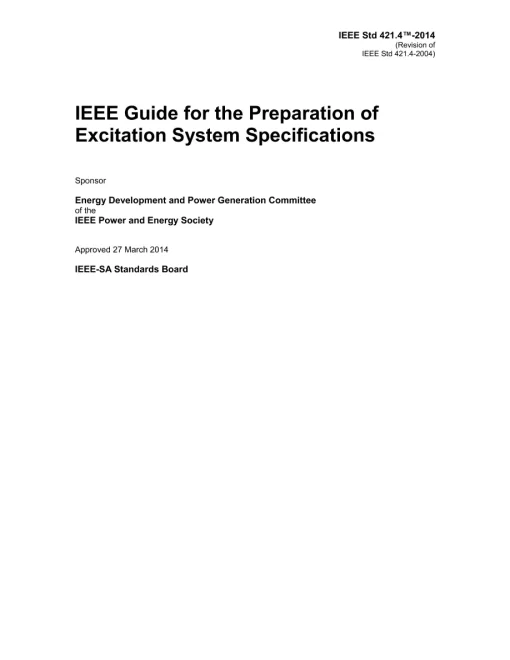 IEEE 421.4-2014 pdf