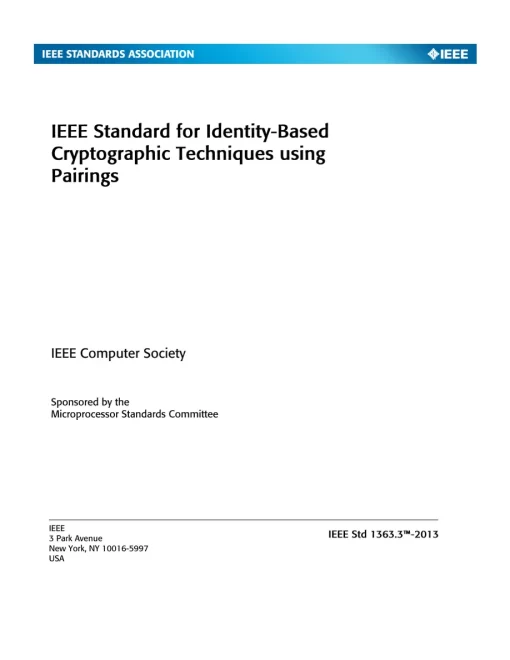 IEEE 1363.3-2013 pdf