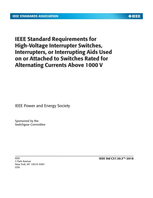 IEEE C37.30.3-2018 pdf