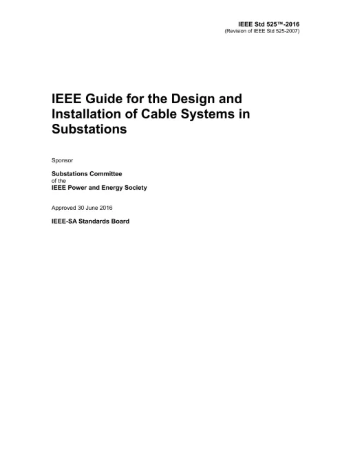 IEEE 525-2016 pdf