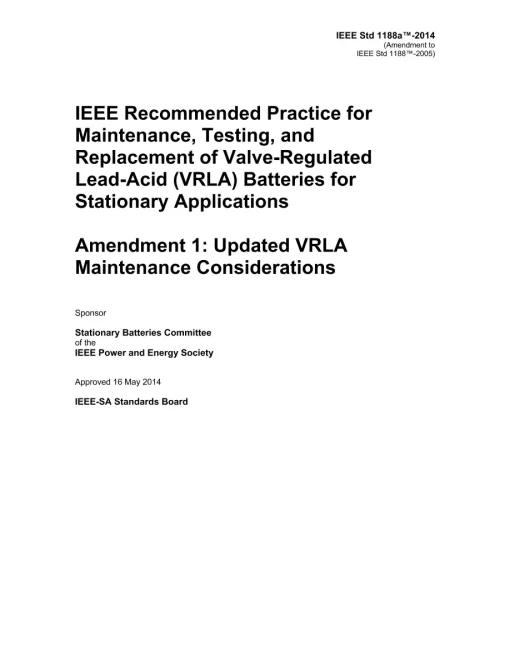 IEEE 1188a-2014 pdf