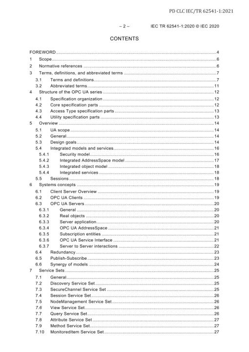 BS PD CLC IEC/TR 62541-1:2021 pdf