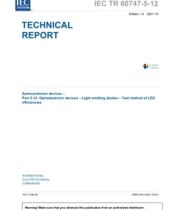 BS PD IEC TR 60747-5-12:2021 pdf