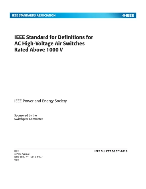 IEEE C37.30.5-2018 pdf