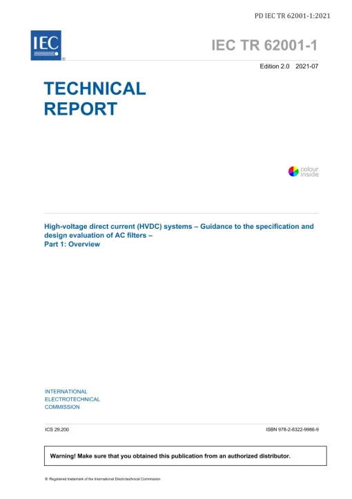 BS PD IEC TR 62001-1:2021 pdf