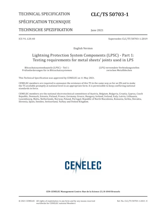 BS PD CLC/TS 50703-1:2021 pdf