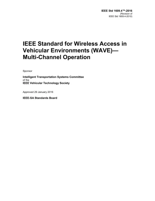 IEEE 1609.4-2016 pdf