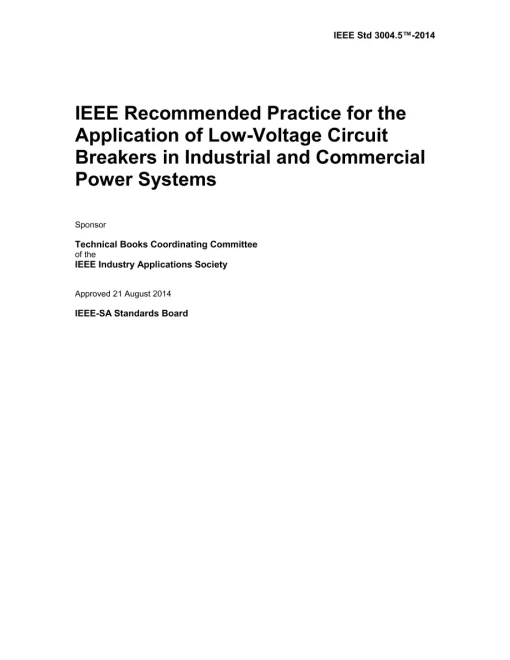 IEEE 3004.5-2014 pdf