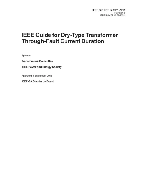 IEEE C57.12.59-2015 pdf