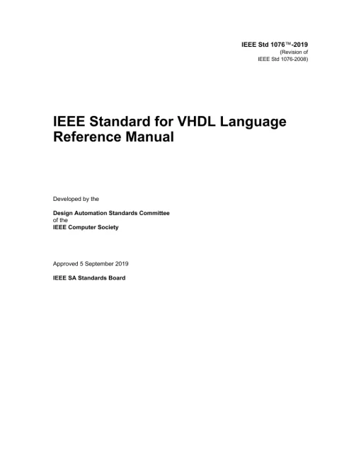 IEEE 1076-2019 pdf