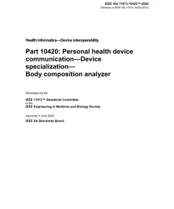 IEEE 11073-10420-2020 pdf