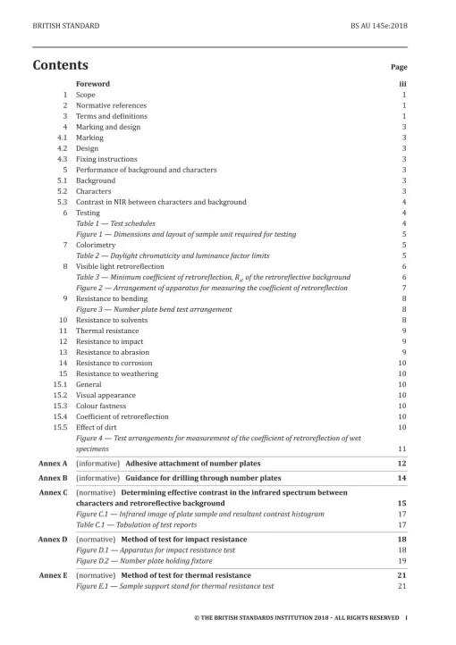 BS AU 145E:2018 pdf