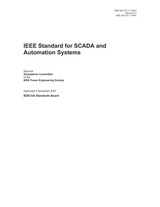 IEEE C37.1-2007 pdf