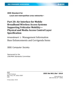 IEEE 802.20a-2010 pdf