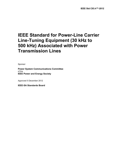 IEEE C93.4-2012 pdf