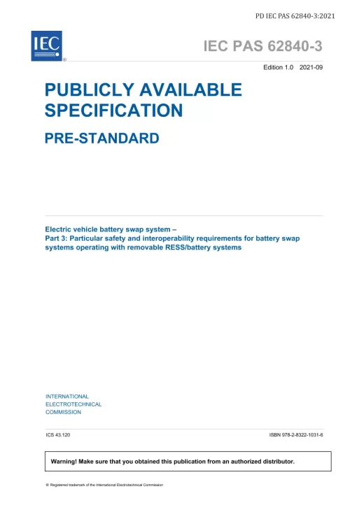 BS PD IEC PAS 62840-3:2021 pdf