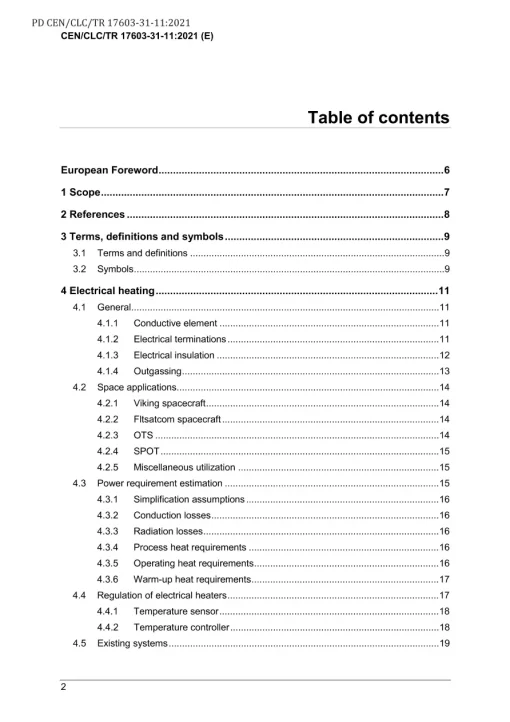 BS PD CEN/CLC/TR 17603-31-11:2021 pdf