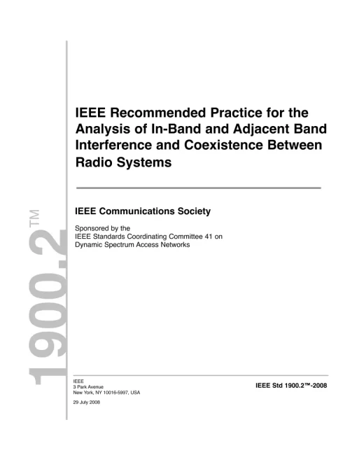 IEEE 1900.2-2008 pdf