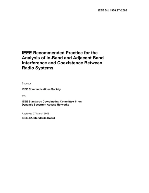 IEEE 1900.2-2008 pdf