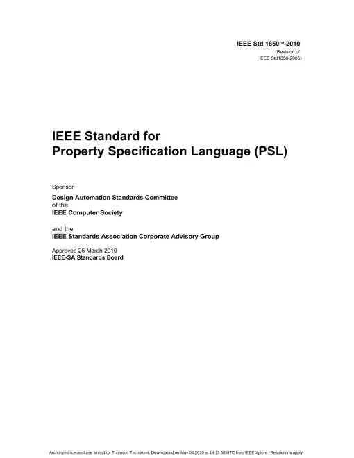 IEEE 1850-2010 pdf