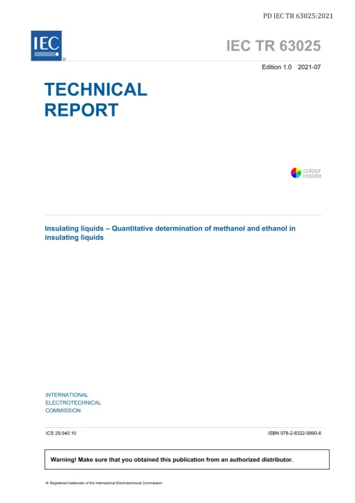 BS PD IEC TR 63025:2021 pdf