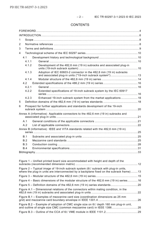 BS PD IEC TR 60297-3-1:2023 pdf