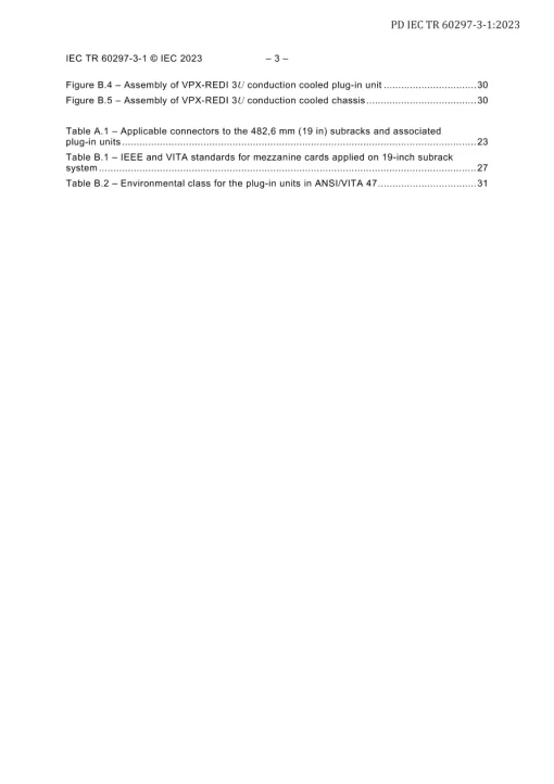 BS PD IEC TR 60297-3-1:2023 pdf