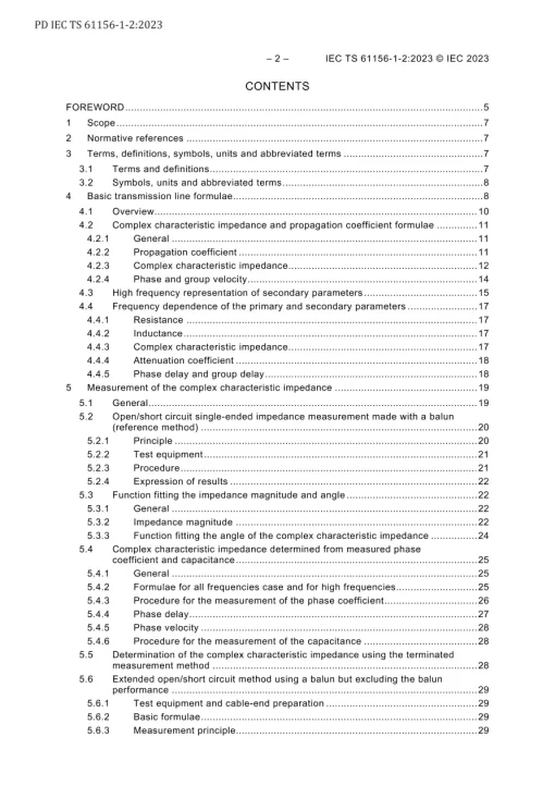 BS PD IEC TS 61156-1-2:2023 pdf