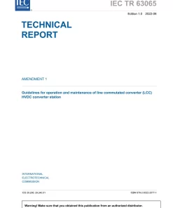 BS PD IEC TR 63065:2017+A1:2022 pdf