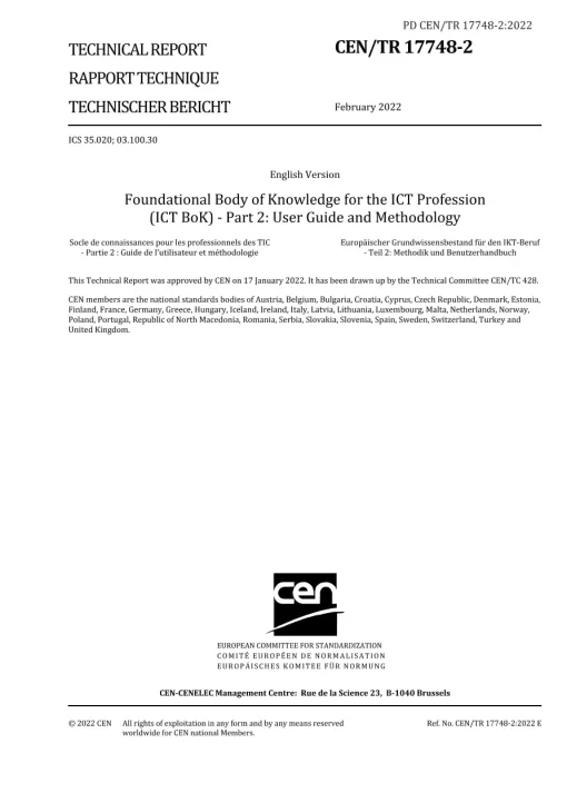 BS PD CEN/TR 17748-2:2022 pdf