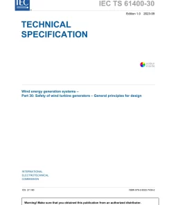 BS PD IEC TS 61400-30:2023 pdf