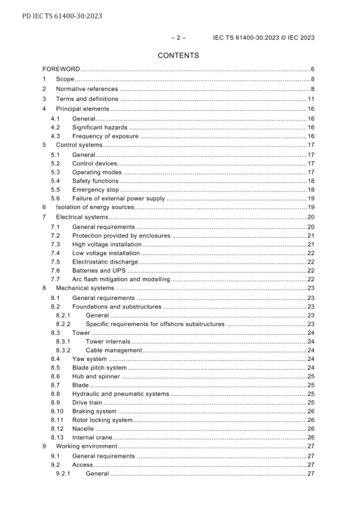 BS PD IEC TS 61400-30:2023 pdf