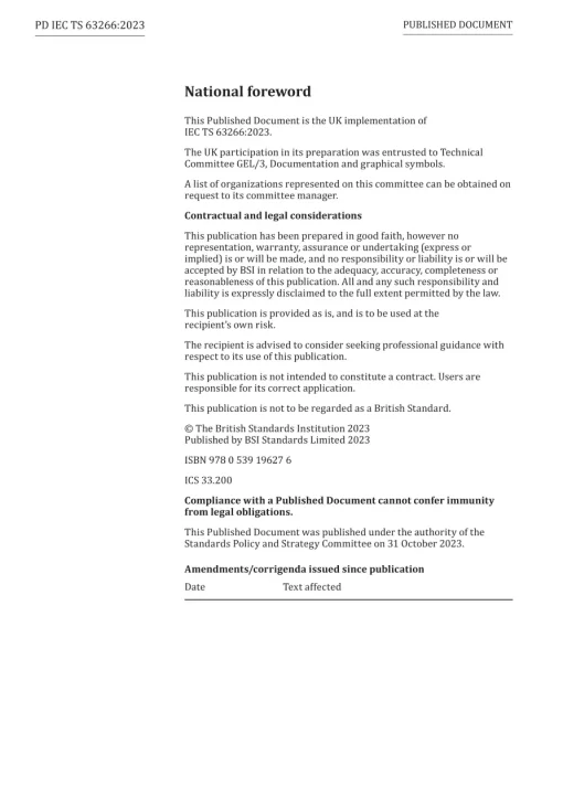 BS PD IEC TS 63266:2023 pdf