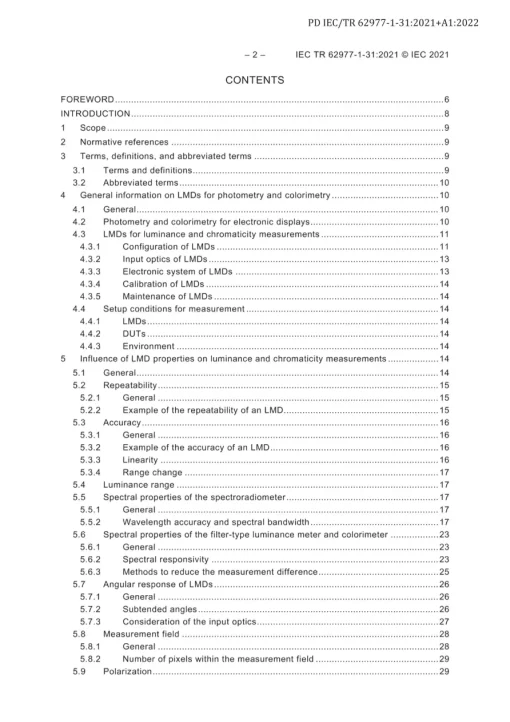 BS PD IEC/TR 62977-1-31:2021+A1:2022 pdf