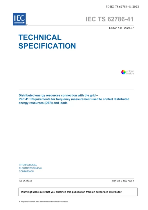 BS PD IEC TS 62786-41:2023 pdf