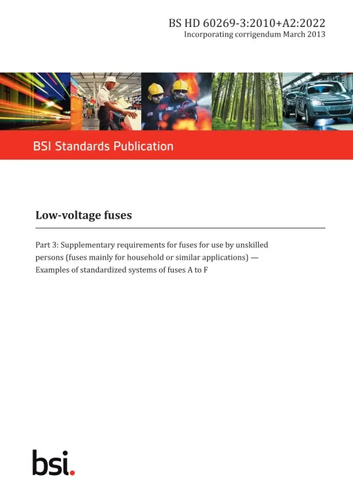 BS HD 60269-3:2010+A2:2022 pdf