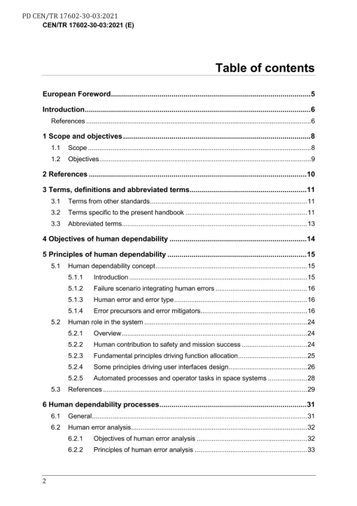 BS PD CEN/TR 17602-30-03:2021 pdf