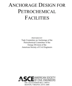 Anchorage Design for Petrochemical Facilities pdf