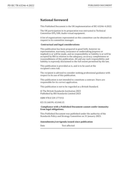 BS PD IEC TR 63246-4:2022 pdf