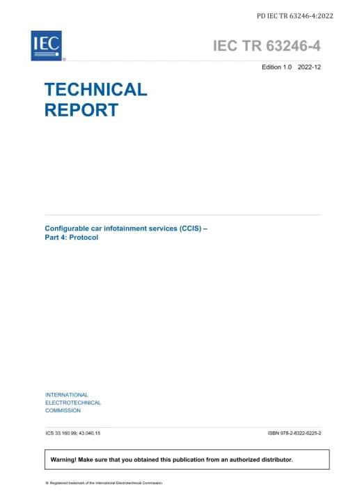 BS PD IEC TR 63246-4:2022 pdf