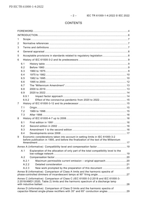 BS PD IEC TR 61000-1-4:2022 pdf