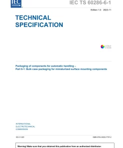 BS PD IEC TS 60286-6-1:2023 pdf