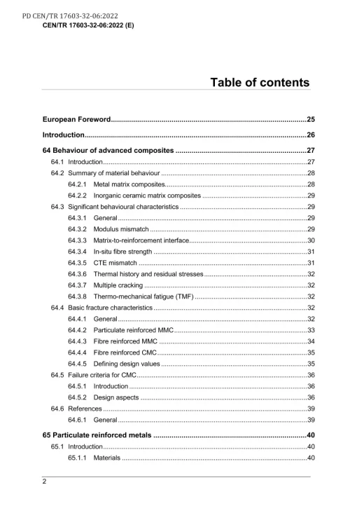 BS PD CEN/TR 17603-32-06:2022 pdf