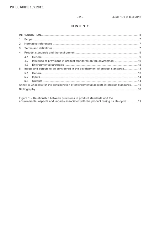 BS PD IEC GUIDE 109:2012 pdf