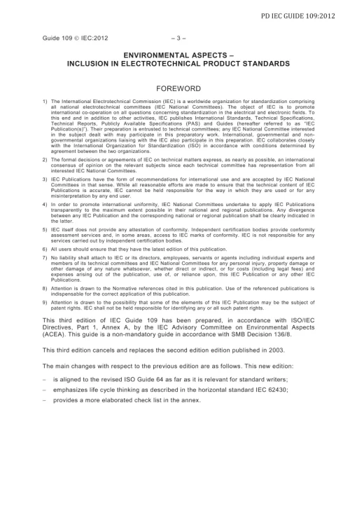 BS PD IEC GUIDE 109:2012 pdf