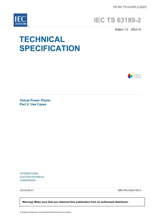 BS PD IEC TS 63189-2:2023 pdf