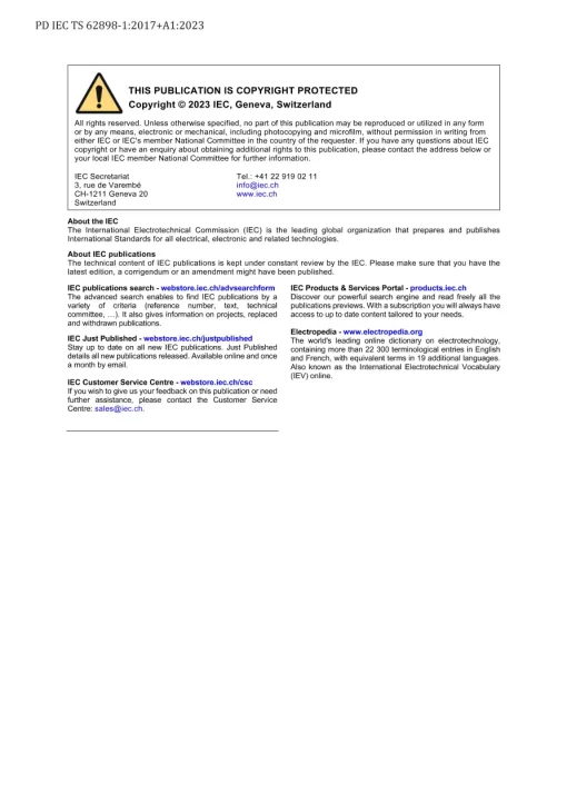 BS PD IEC TS 62898-1:2017+A1:2023 pdf